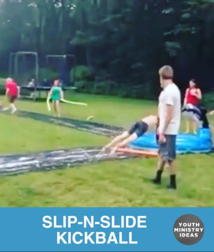 slip and slide kickball kit