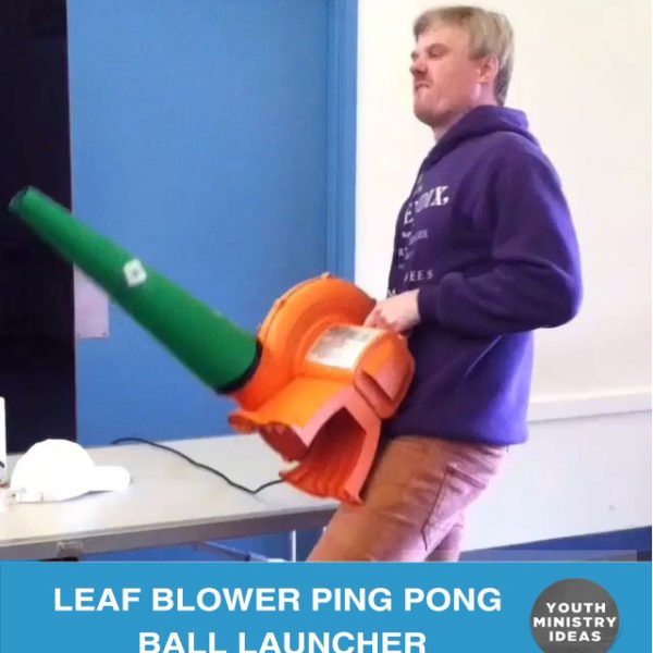 Leaf Blower Ping Pong Ball Launcher