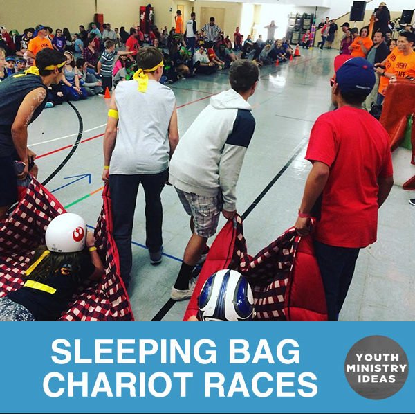Sleeping Bag Chariot Races