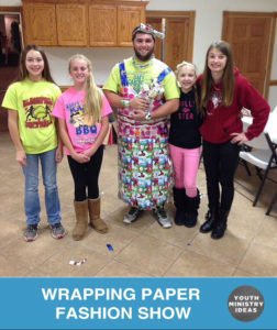 Wrapping Paper Fashion Show