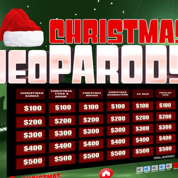 Christmas Jeopardy Powerpoint Template