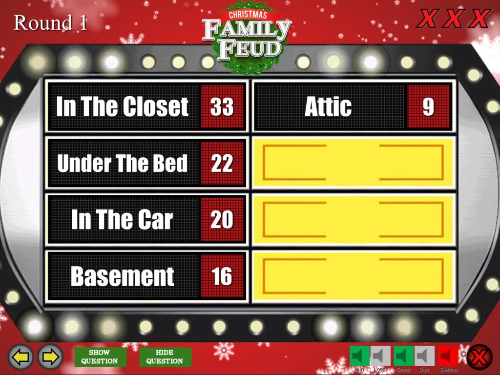 free chistmas family feud game download