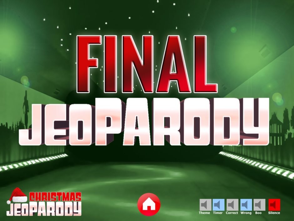 Christmas Jeopardy Powerpoint Template Youth Downloads