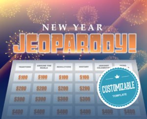 New Year's Jeopardy Powerpoint Template