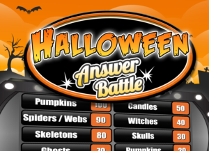 Halloween Answer Battle - Trivia PowerPoint Template​