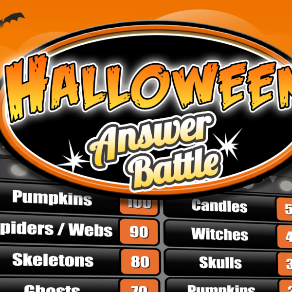 Halloween Answer Battle – Trivia PowerPoint Template​