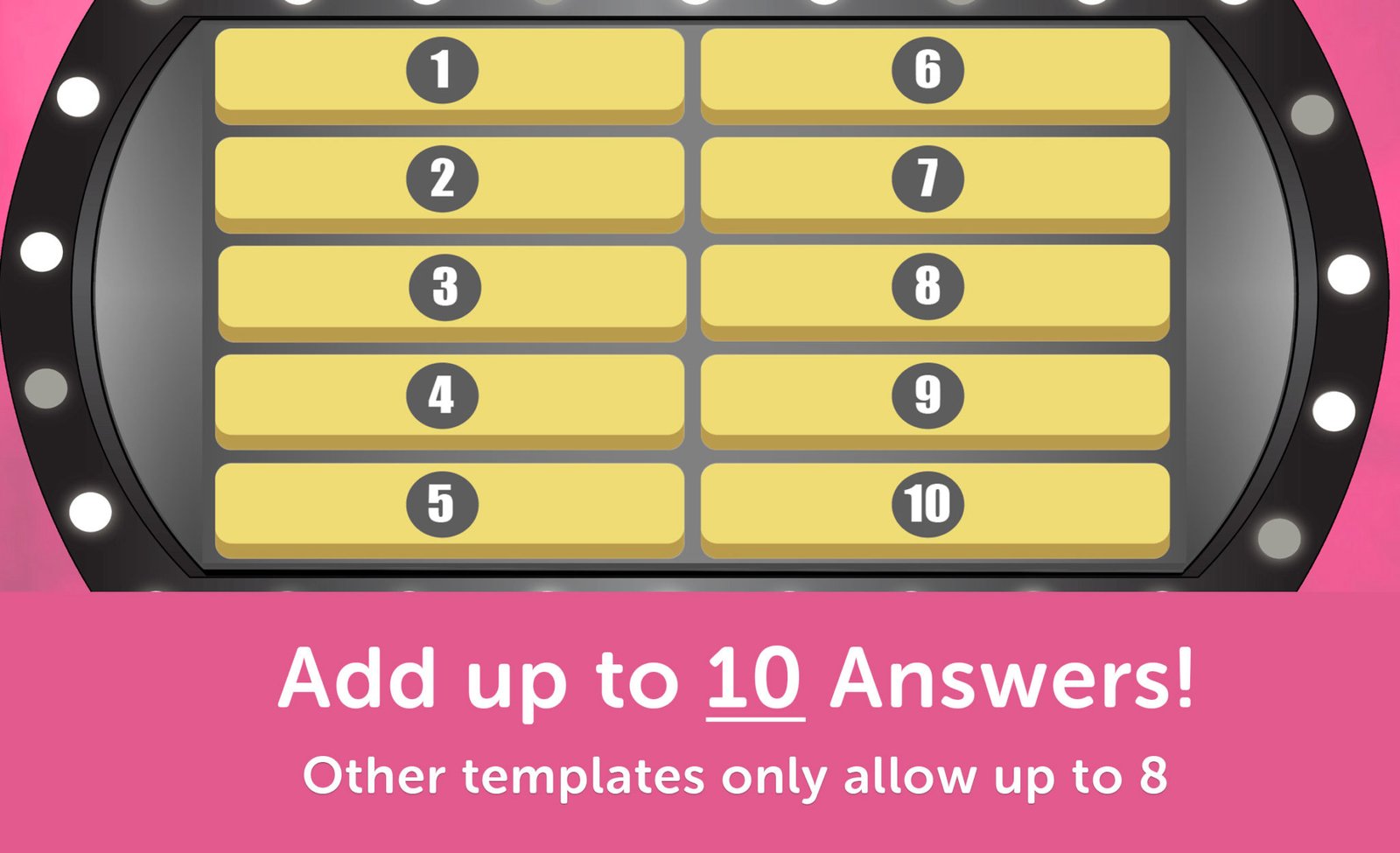 Pink Baby Shower Answer Battle Girl Themed PowerPoint Game Template