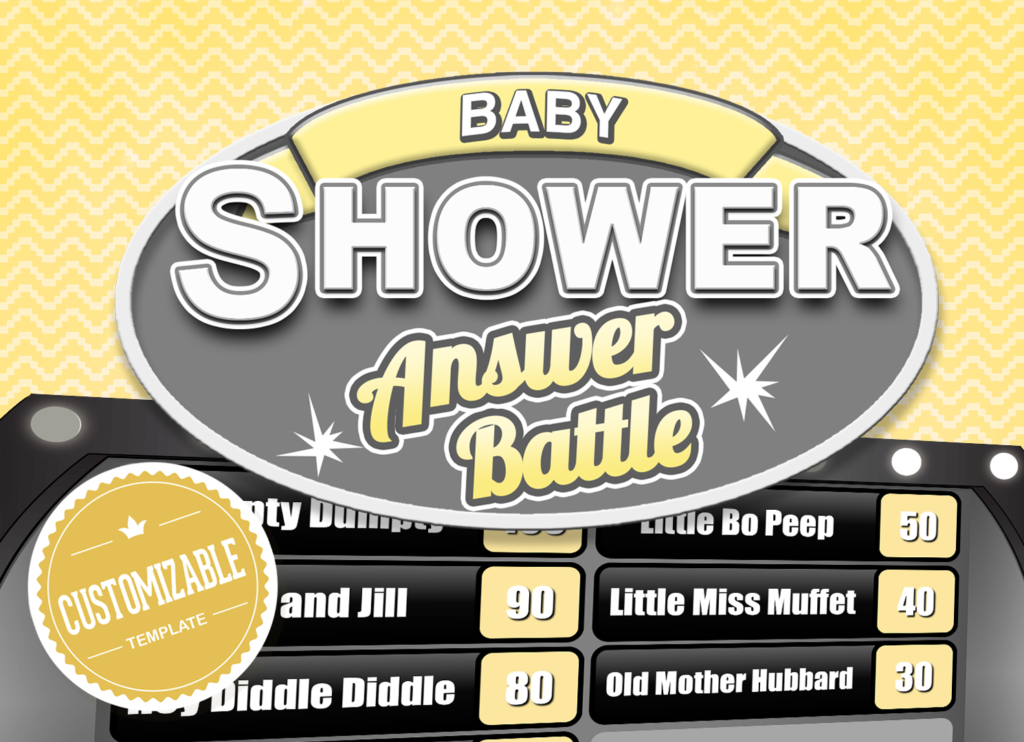 Baby Shower Family Feud PowerPoint Main