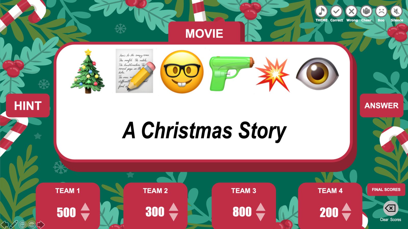 christmas movies emoji challenge powerpoint game youth downloads
