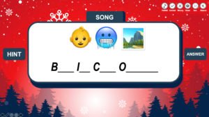Christmas Family Feud Songs Emoji Power point 2
