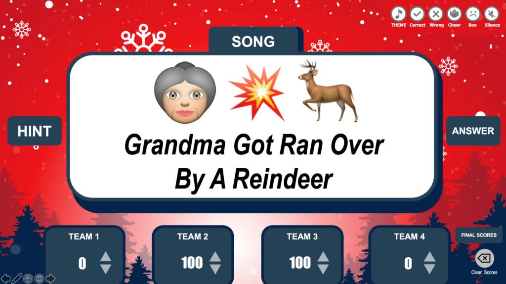 Christmas Songs Emoji Challenge – PowerPoint Game | Youth Downloads